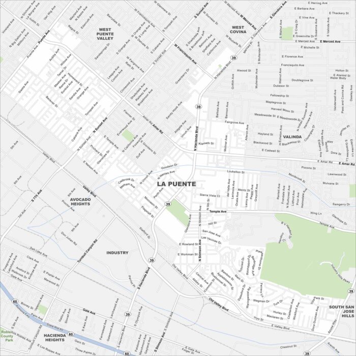 La Puente Map California