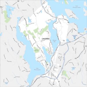 Laconia Map New Hampshire
