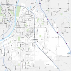 Lafayette Map Indiana