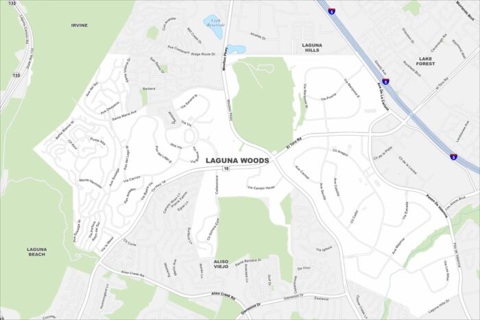 Laguna Woods Map California