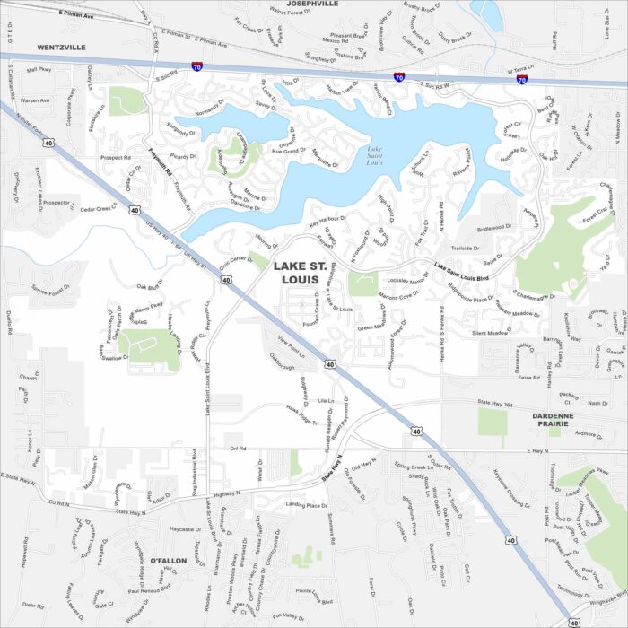 Lake St Louis Map Missouri