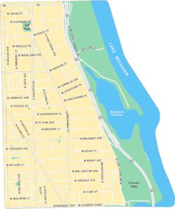 Lake View East Map Chicago
