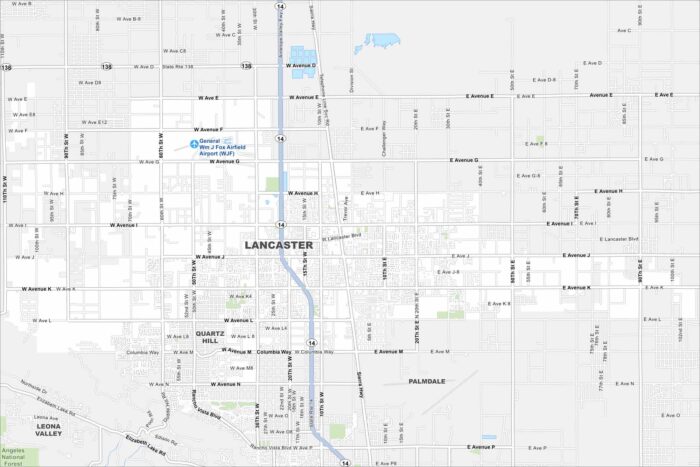 Lancaster Map California