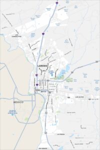 Laredo Map Texas