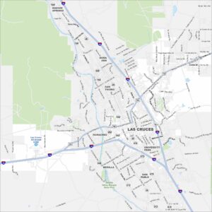 Las Cruces Map New Mexico