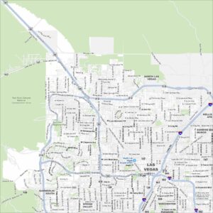 Las Vegas Map Nevada