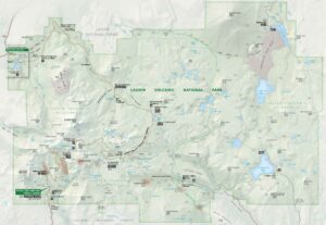 Lassen Volcanic National Park Map