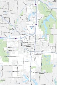 Lee's Summit Map Missouri