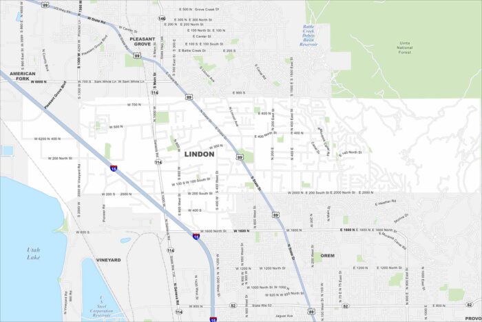 Lindon Map Utah