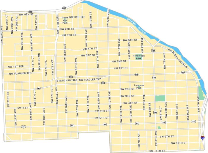 Little Havana Map Miami