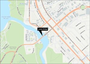 London Bridge Map Lake Havasu City