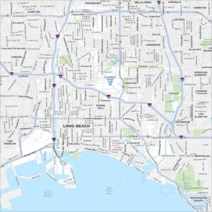 Long Beach Map California