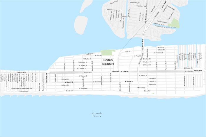 Long Beach Map New York