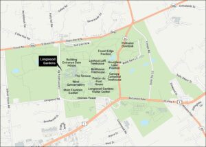 Longwood Gardens Map
