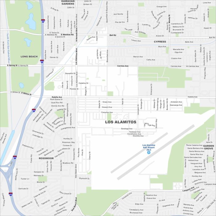 Los Alamitos Map California