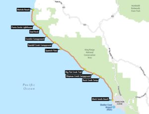 Lost Coast Map