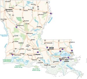 Louisiana Map
