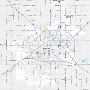 Lubbock Map Texas