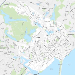 Lynn Map Massachusetts