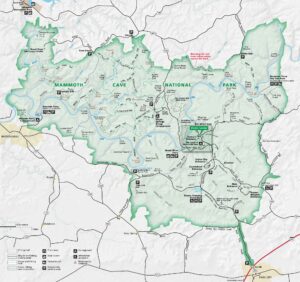 Mammoth Cave National Park Map