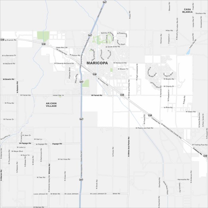 Maricopa Map Arizona