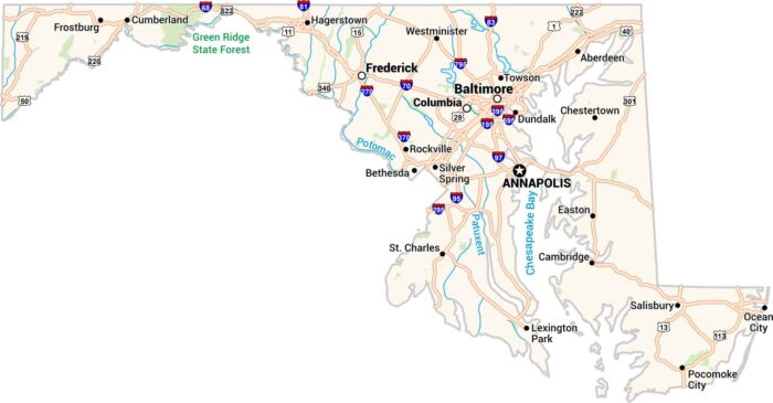 Maryland Map