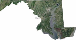 Maryland Satellite Map