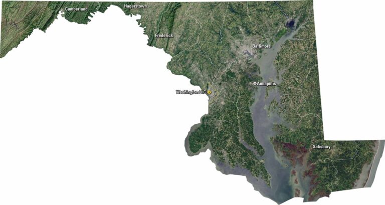 Map of Maryland - US Maps