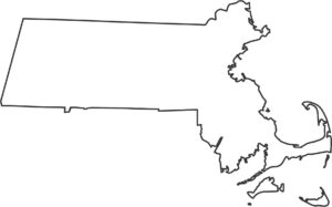 Massachusetts Outline Map