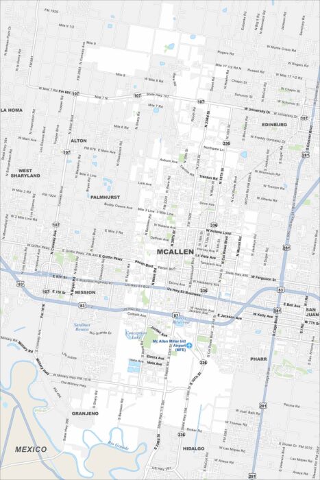 McAllen Map Texas