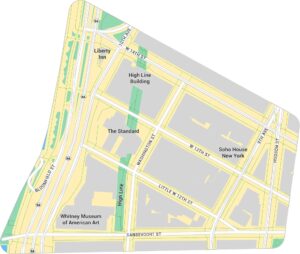 Meatpacking District Map New York