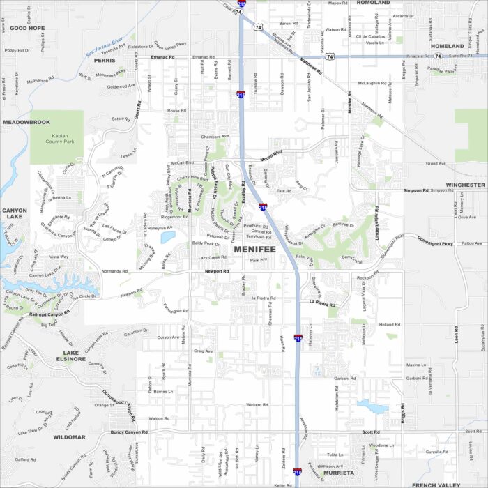 Menifee Map California