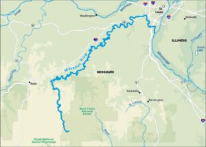 Meramec River Map