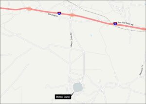 Meteor Crater Map