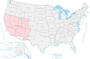 Mexican Cession 1848 Map