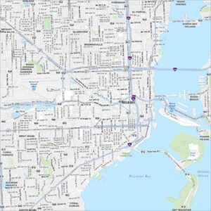 Miami Map Florida