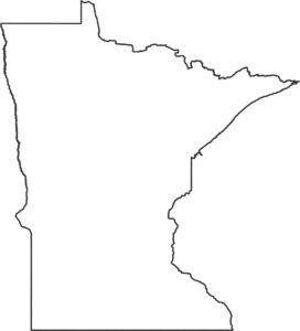 Minnesota Outline Map
