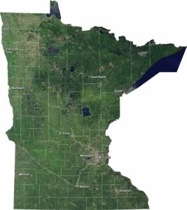 Minnesota Satellite Map