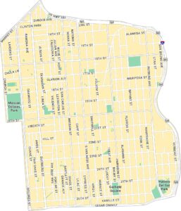 Mission District Map San Francisco