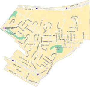 Mission Hills Map San Diego