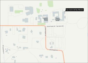 Mission San Xavier del Bac Map