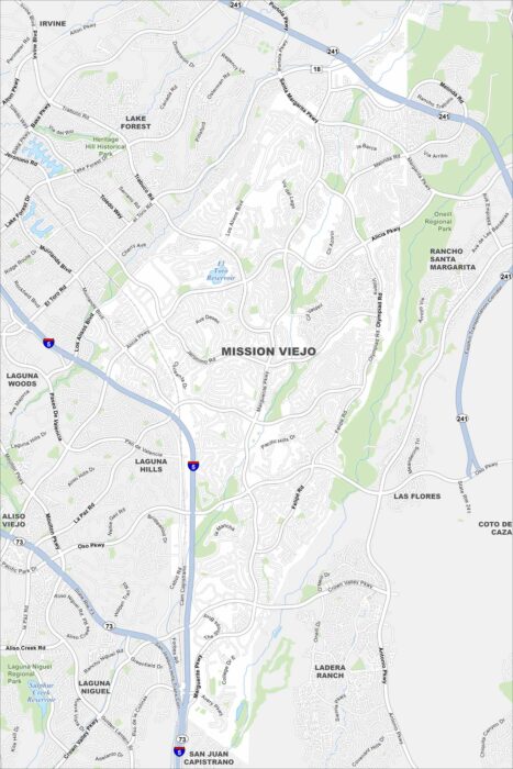 Mission Viejo Map California