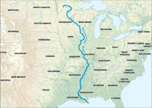Mississippi River Map