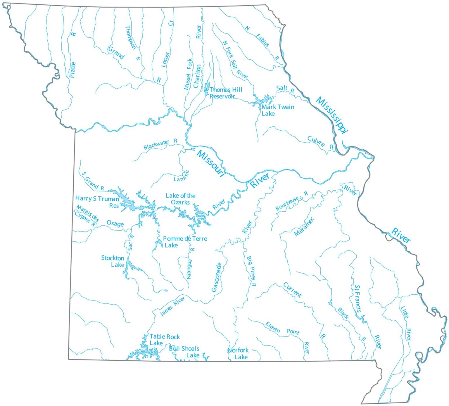 Blue Ridge Loop Map Map of Columbia, Missouri - US Maps