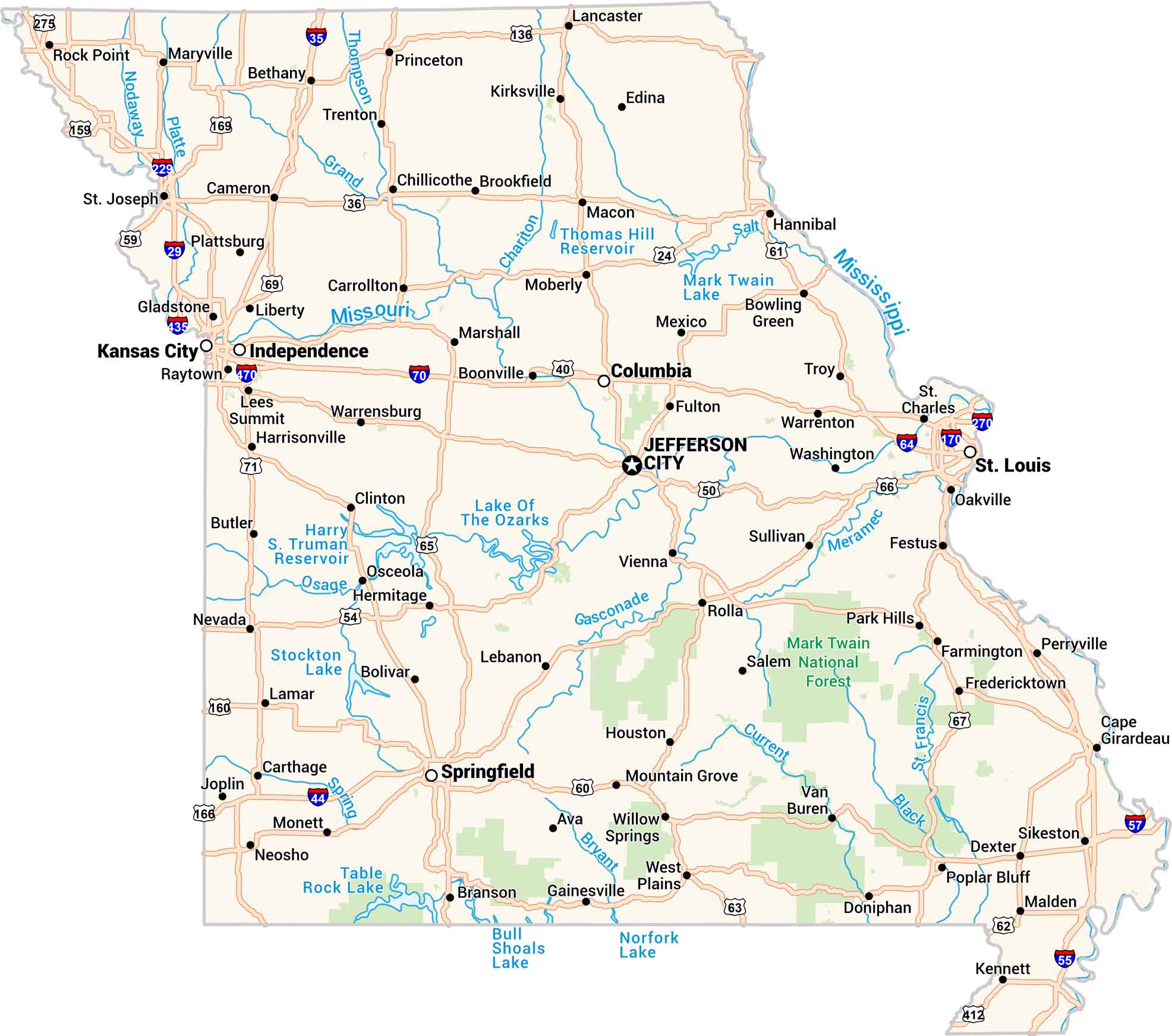 Missouri Map