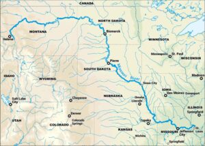 Missouri River Map