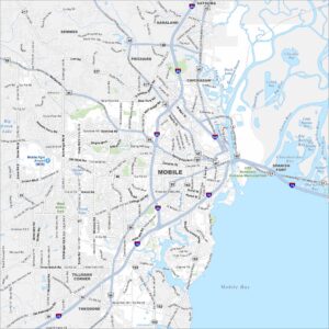 Mobile Map Alabama
