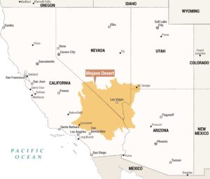 Mojave Desert Map