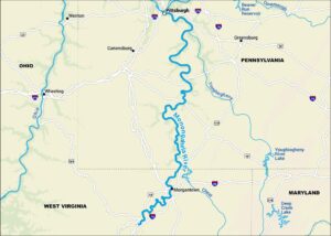 Monongahela River Map