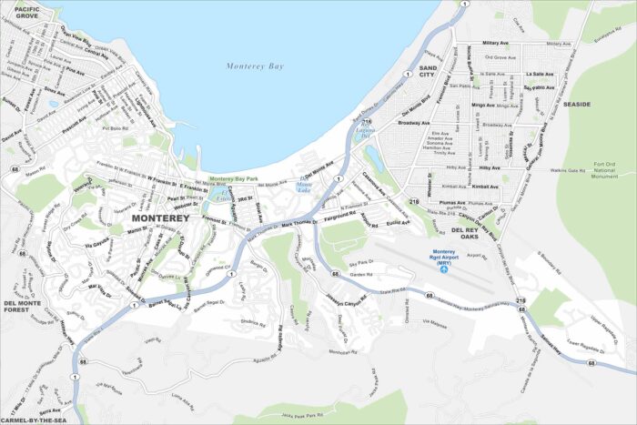 Monterey Map California